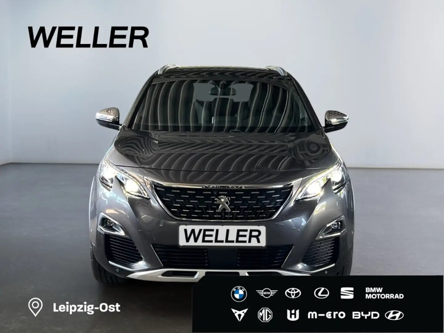 Peugeot 5008 BlueHDi 180 EAT8 GT *AHK*7-Si*360*FOCAL*Pano* Gris - 2