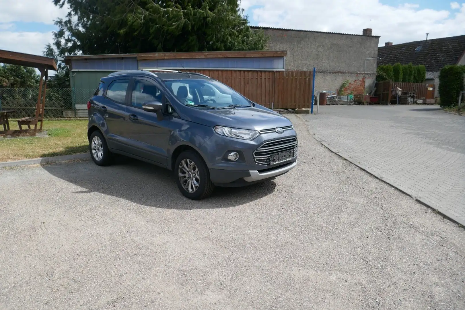 Ford EcoSport 1,0 EcoBoost Titanium KLIMA PDC Gris - 2