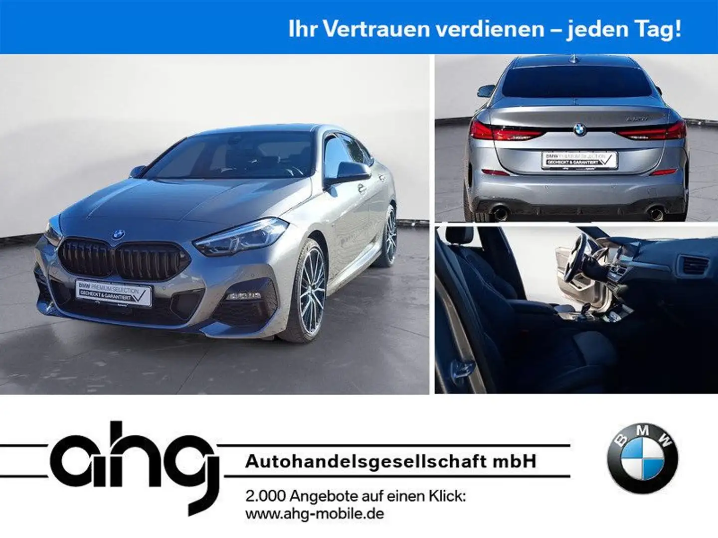 BMW Sonstige 220i Gran Coupe M Sport Navi DSG Bluetooth PDC Grau - 1