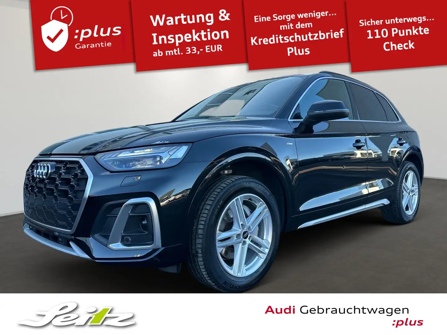Audi Q5 40 TDI quattro S line *MATRIX*PDC*NAVI*SITZH* Noir - 1