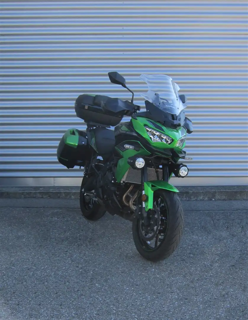 Kawasaki Versys 650 junge Gebrauchte -- Grand Tourer! -- Verde - 1