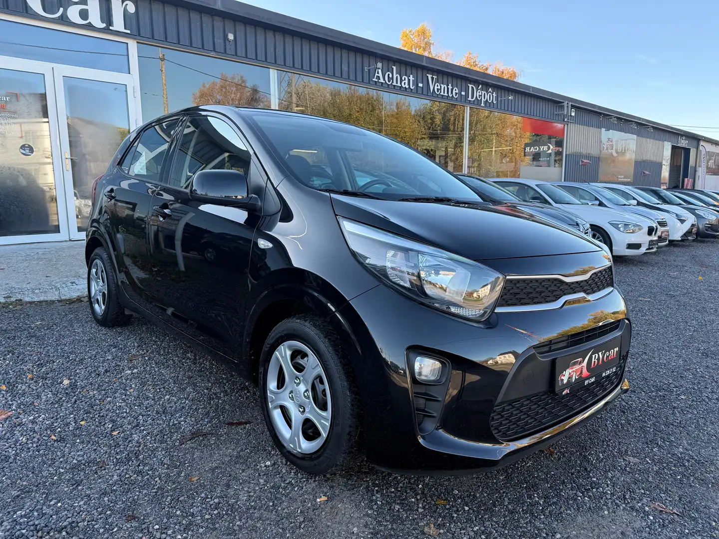 Kia Picanto 1.0 *GARANTIE 2 ANS* 1 PROPRIETAIRE ! 20.000 KM ! Zwart - 2