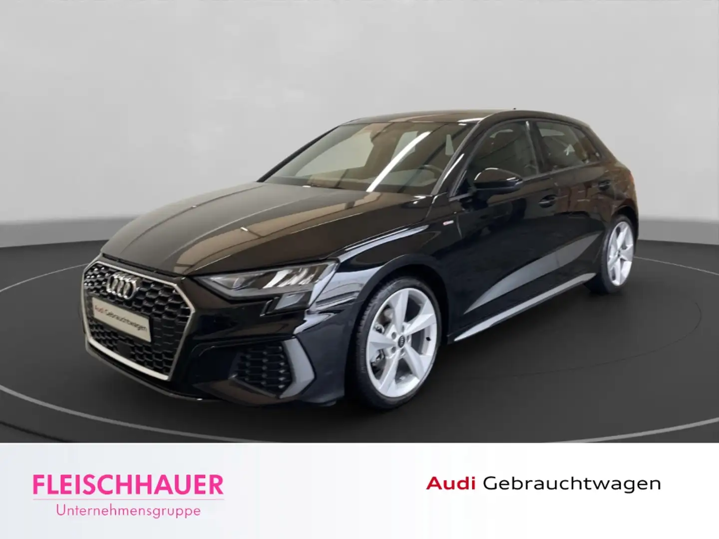 Audi A3 Sportback 35 TFSI S line Navi VC LED Leder Zwart - 1