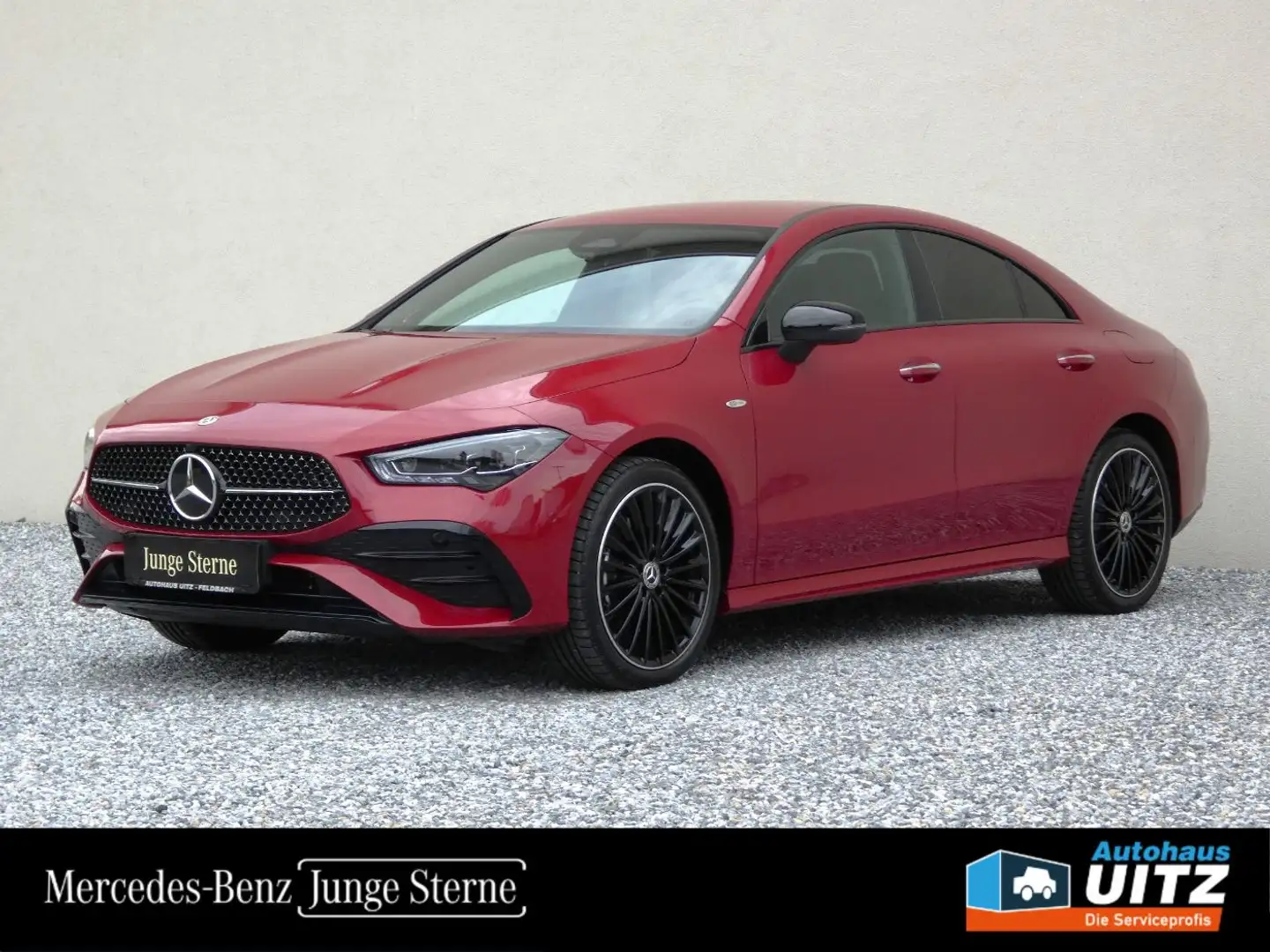 Mercedes-Benz CLA 250 e Coupé AMG +Burm+MBeam+Night+KeyGo+RFK Rot - 1