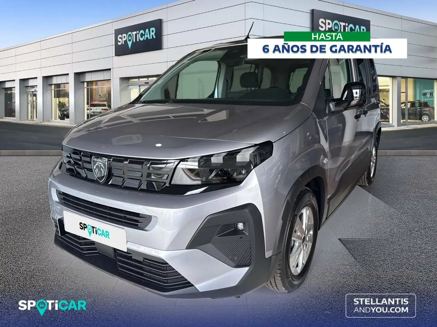 Peugeot Rifter BlueHDi 100 Allure Gris - 1