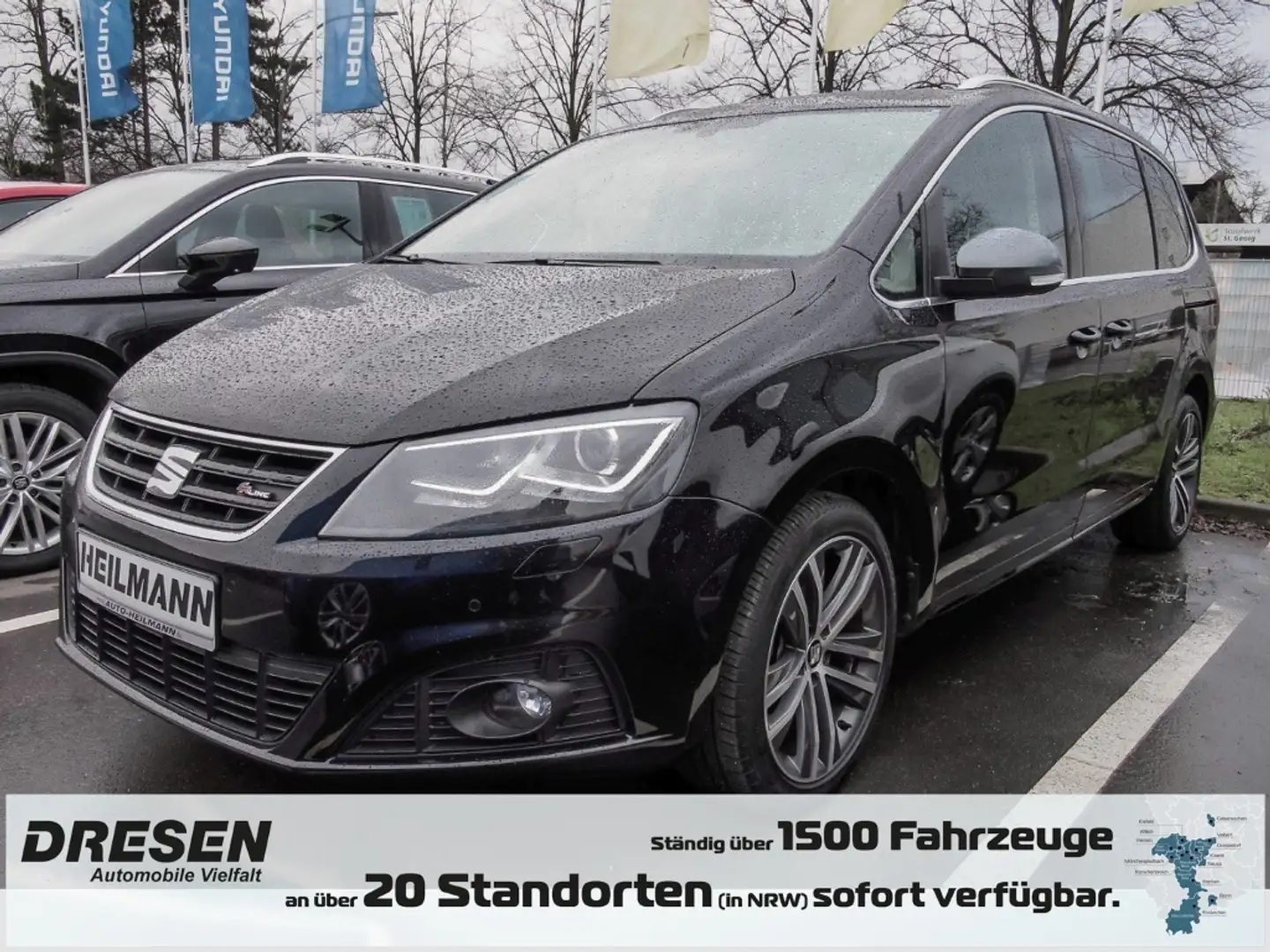 SEAT Alhambra FR-Line 1.4 TSI Navi/AHK/BiXenon/ Sitzheizung/Kess Black - 1