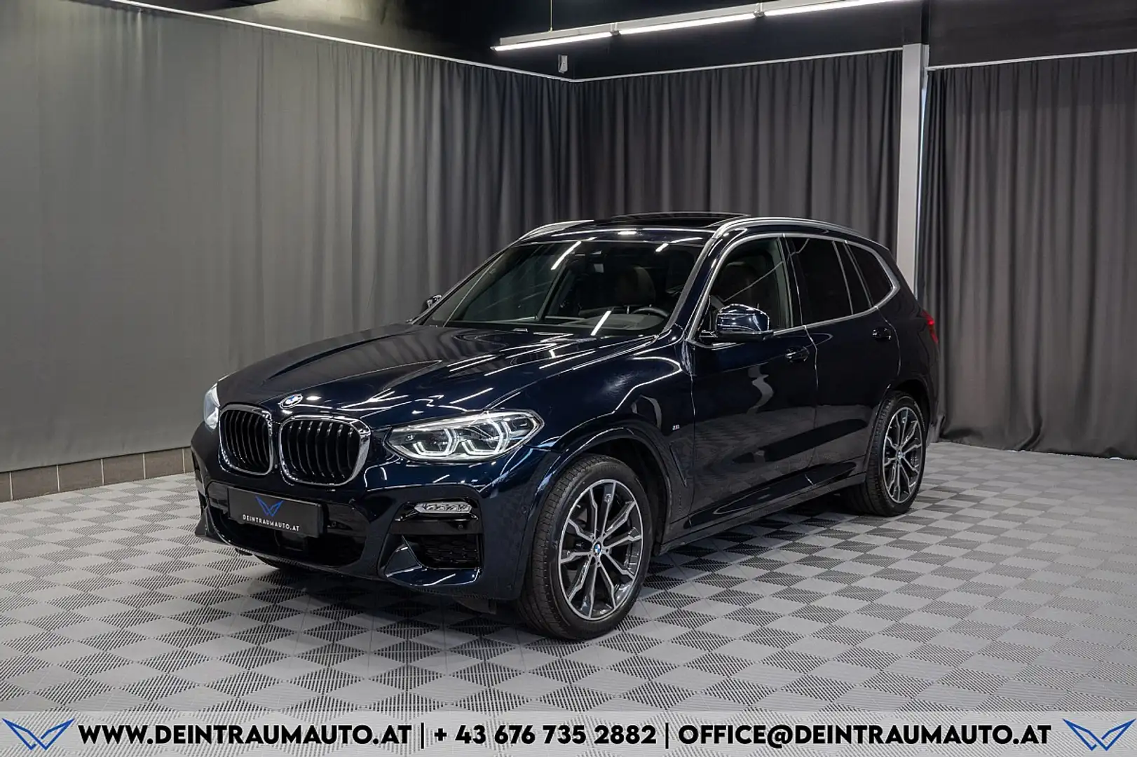 BMW X3 xDrive 20d M Sport Aut.*H&K*M-SPORT*HEAD-UP*AHK* Schwarz - 1