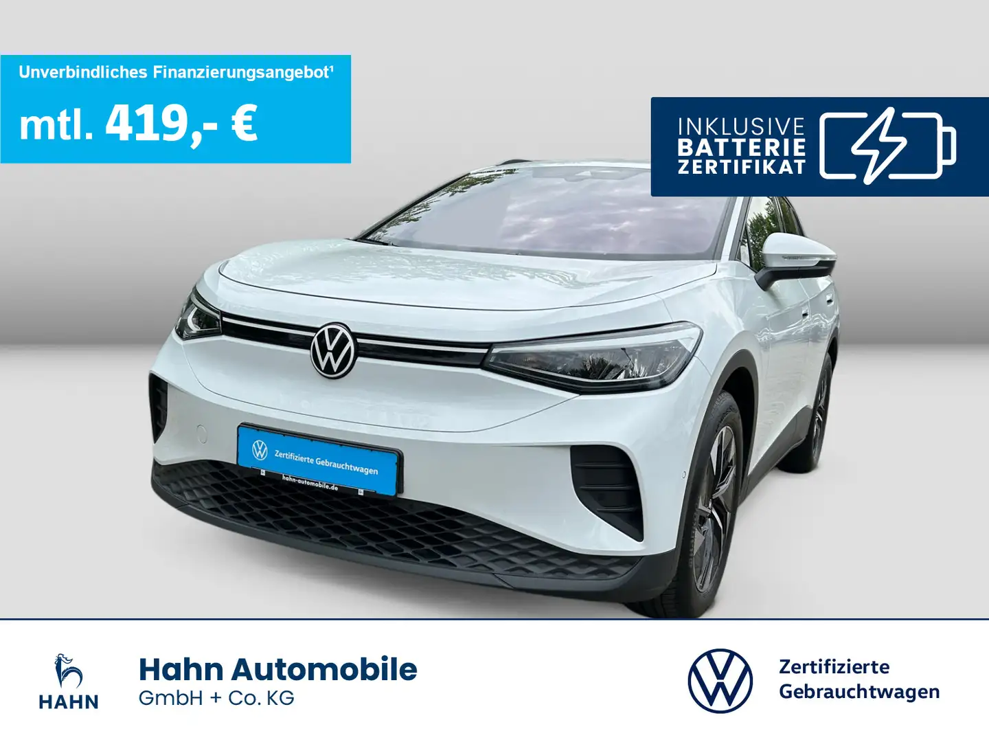 Volkswagen ID.4 Pro Move Navi LED Kamera Wärmepumpe ACC SHZ Weiß - 1