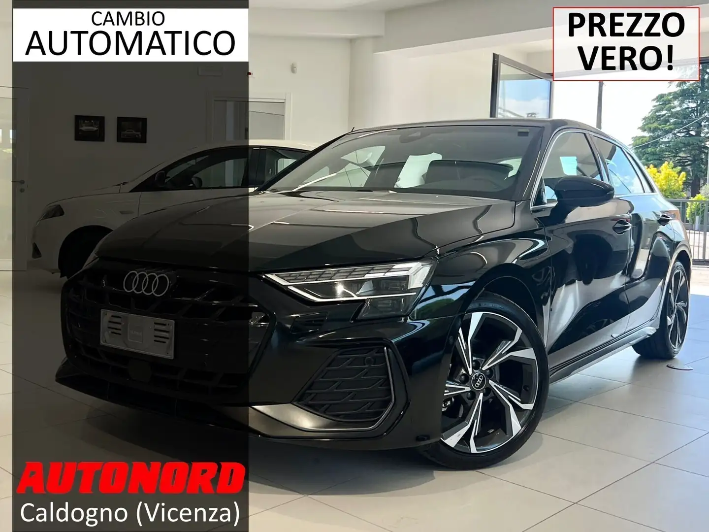 Audi A3 SPB 35 TDI S tronic S line edition Noir - 1