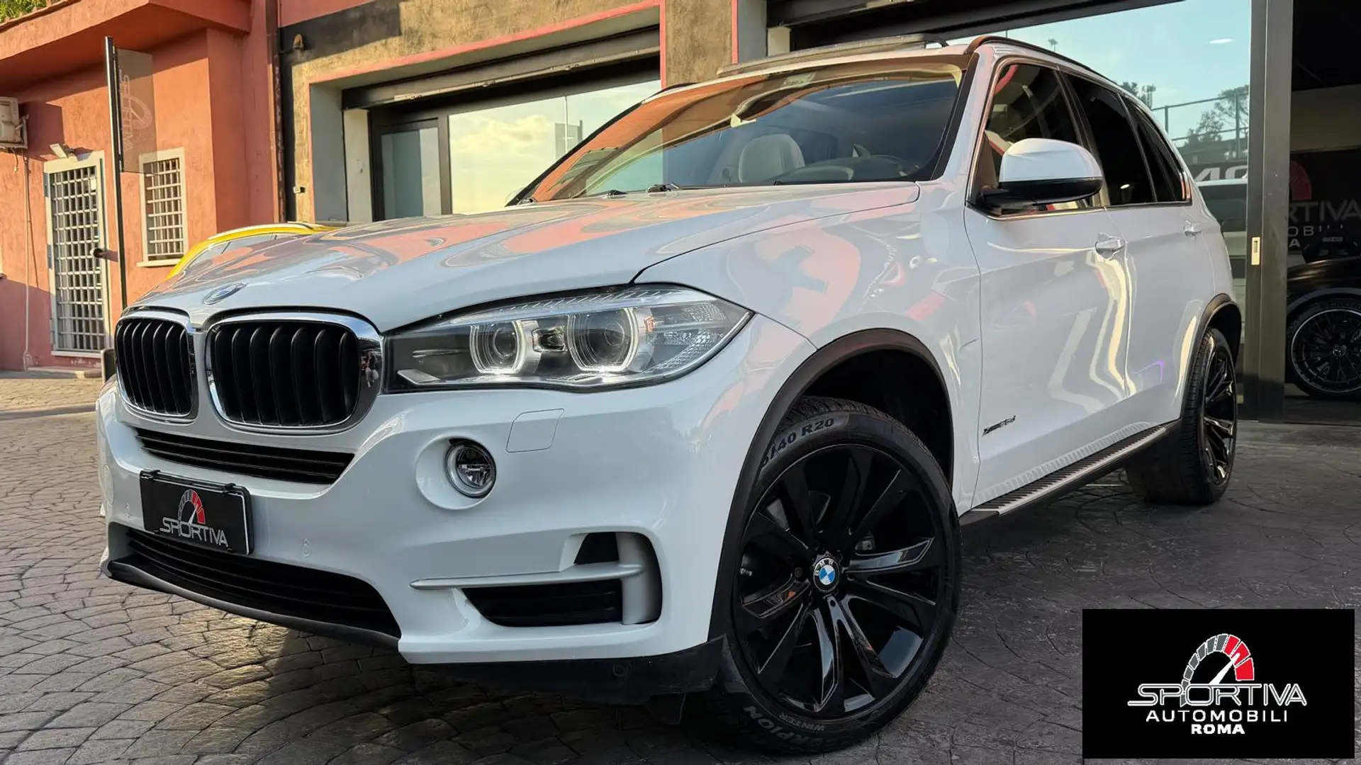BMW X5 SERVICE BMW UNICO PROPRIETARIO TETTO APRIBILE PE Blanco - 1