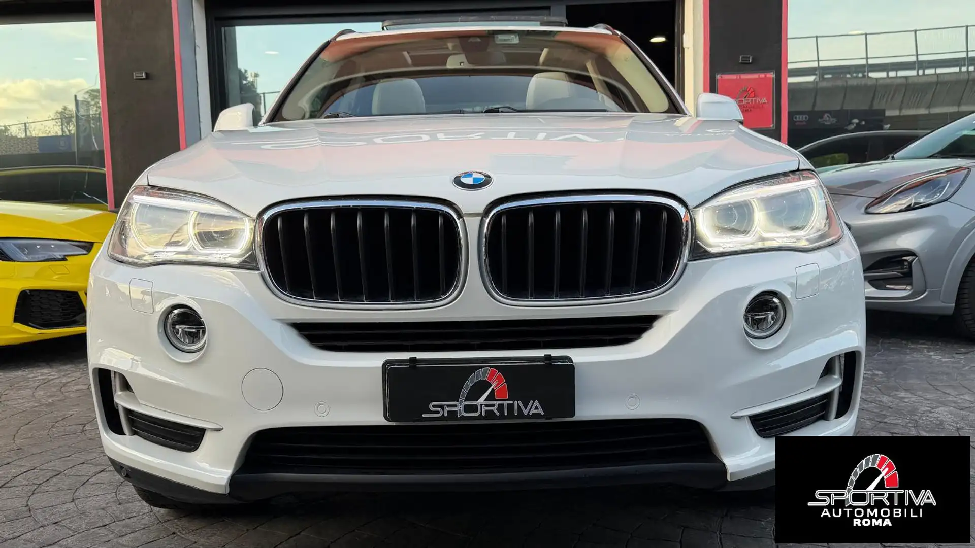 BMW X5 SERVICE BMW UNICO PROPRIETARIO TETTO APRIBILE PE Blanco - 2