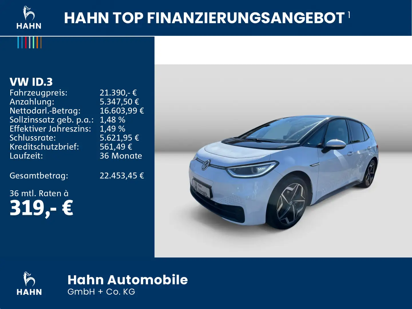 Volkswagen ID.3 Pure Performance Style Wärmepumpe NAVI Matr Weiß - 2