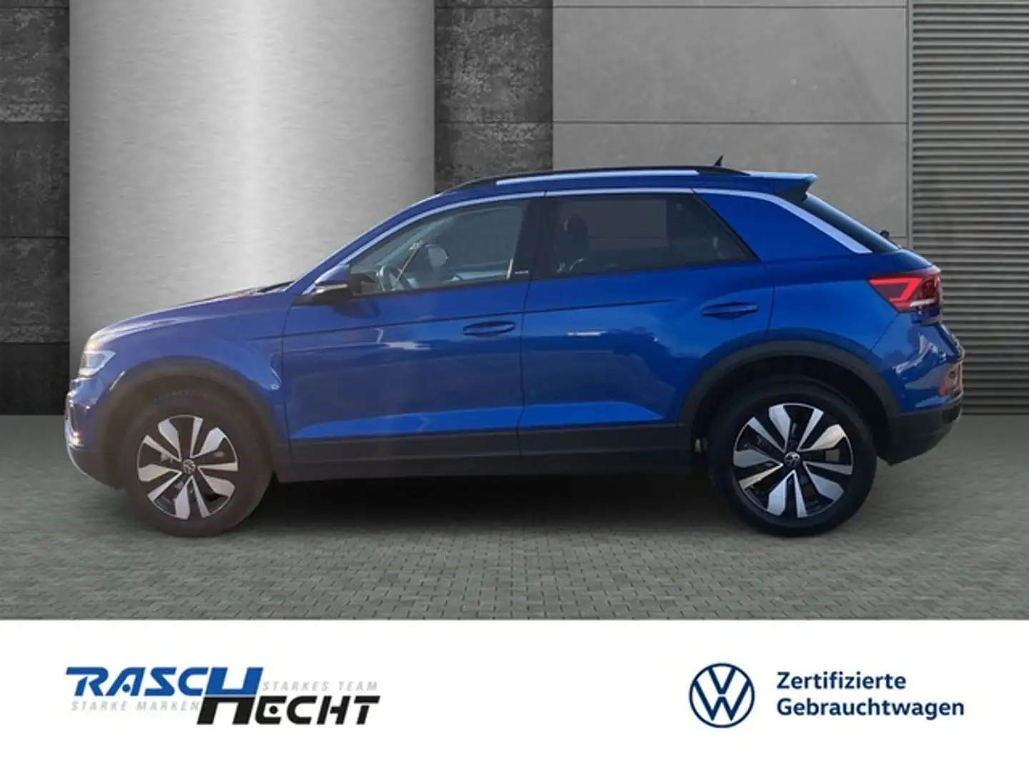 Volkswagen T-Roc Move 1.0 TSI*LED*NAVI*SHZ*5 J. GAR* Blau - 2