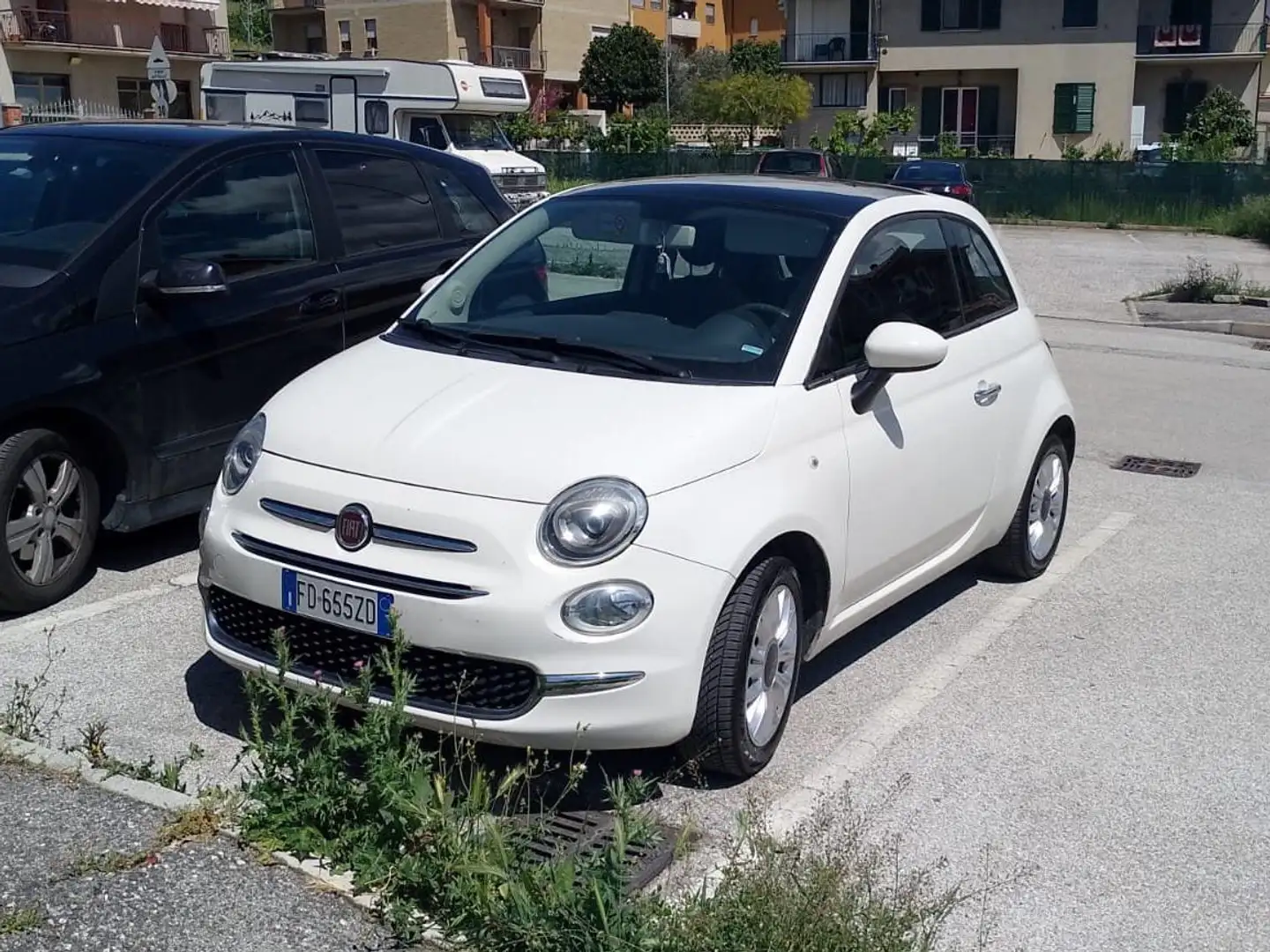 Fiat 500 500 III 2015 1.2 Lounge 69cv Bianco - 2