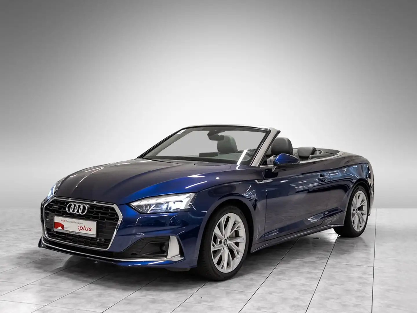 Audi A5 Cabrio 45 TFSI qu advanced S line Matrix AHK Blau - 2