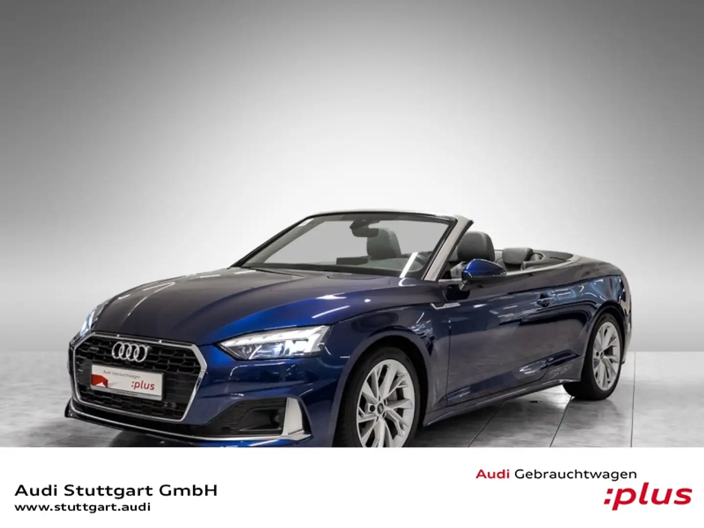 Audi A5 Cabrio 45 TFSI qu advanced S line Matrix AHK Blau - 1