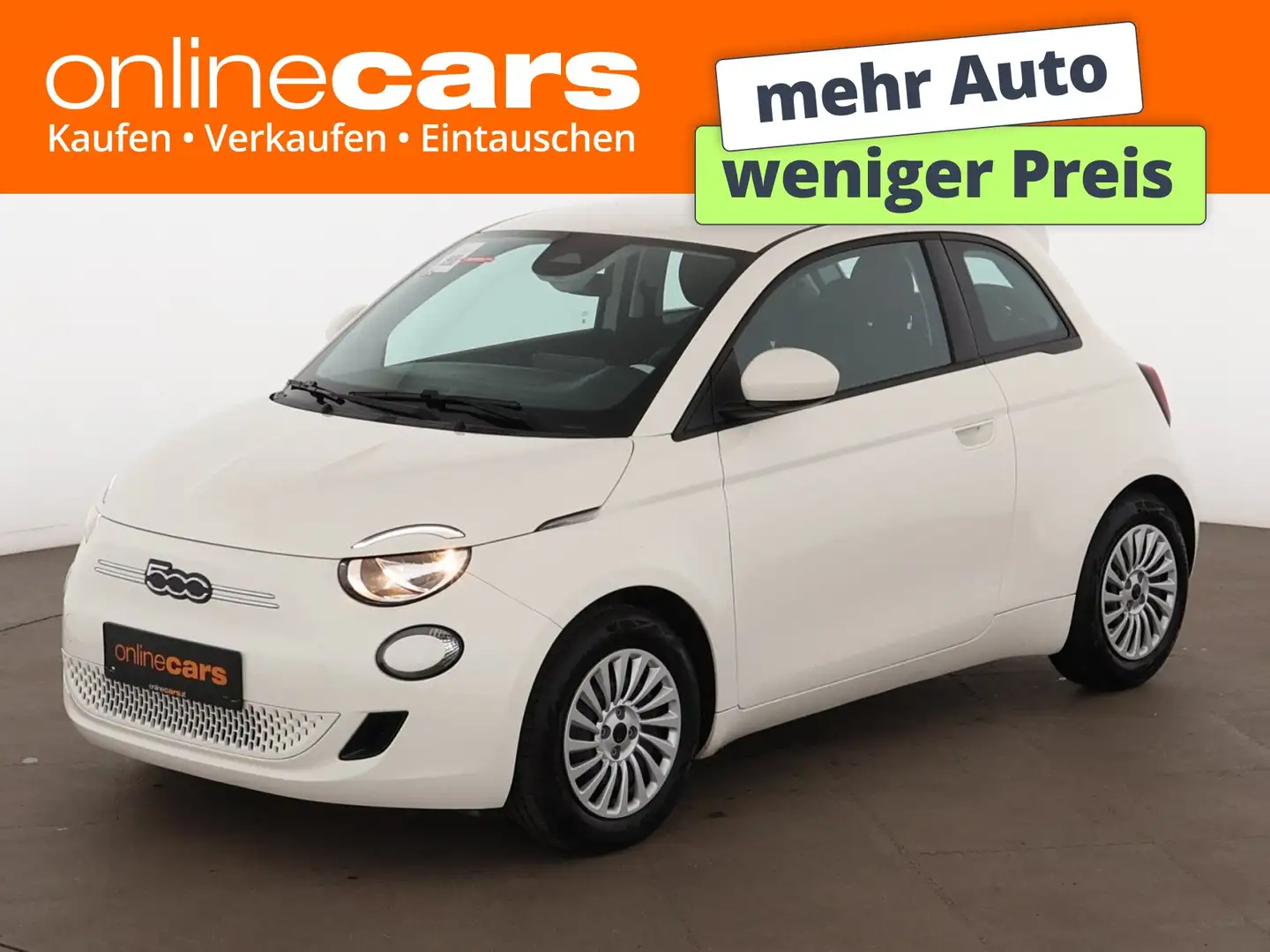 Fiat 500e 500 e 24kWh Aut TEMPOMAT DIGITAL-TACHO Weiß - 1