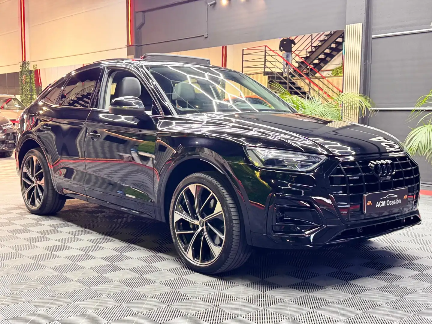 Audi Q5 Sportback 55 TFSIe Black line quattro-ultra S tron Negro - 2