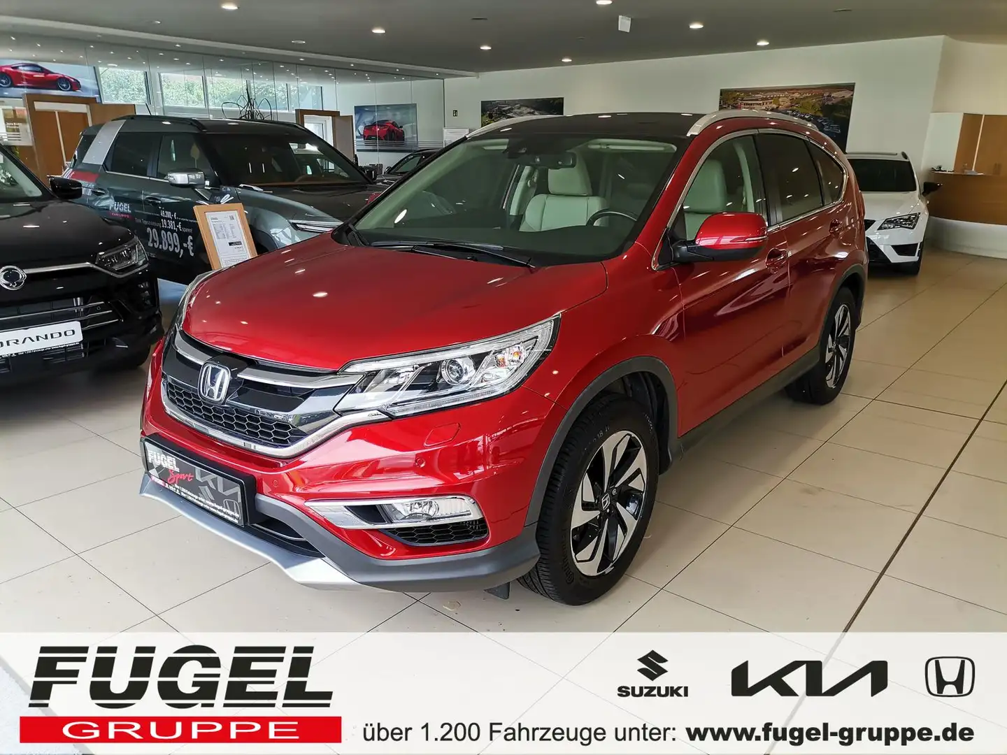 Honda CR-V 1.6 DTEC Executive 4WD|Leder|Navi|Xenon|AHK Rosso - 1