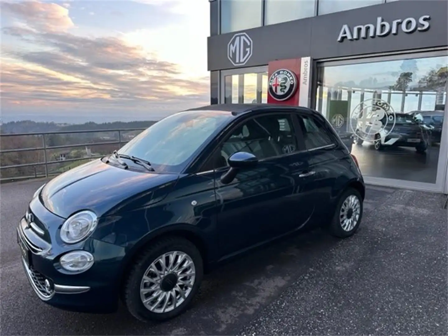 Fiat 500C Fire FlyHybrid 70 Dolcevita Blau - 1