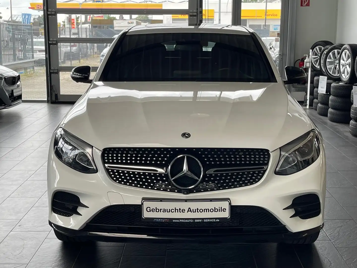 Mercedes-Benz GLC 300 4Matic Coupe AMG Comand/360°Kam/GSD Blanc - 2