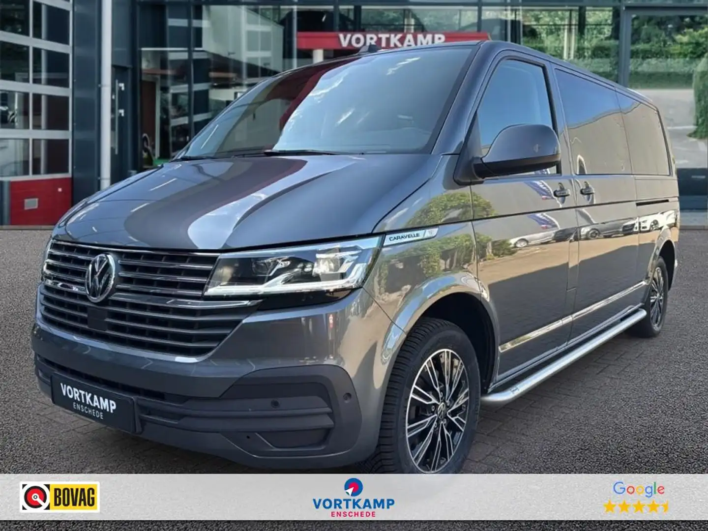 Volkswagen Transporter CARAVELLE 2.0 TDI DSG LANG 4MOTION E-KLEP/E-DEUR/T Grijs - 1