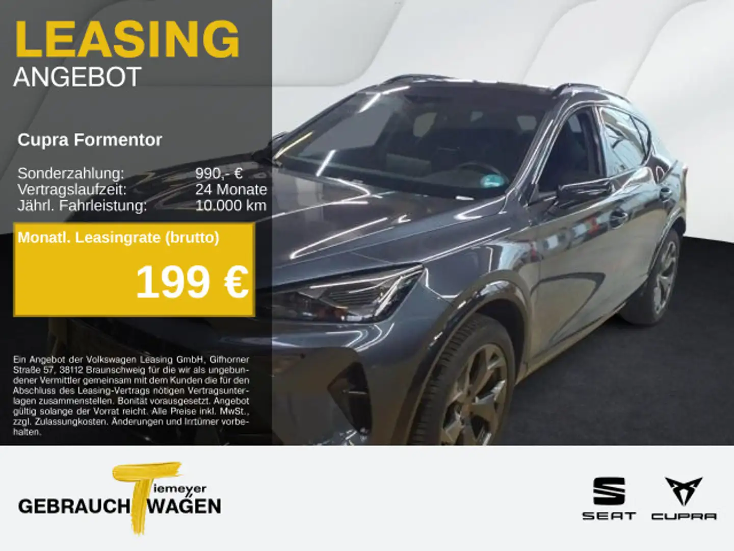 CUPRA Formentor 1.5 eTSI DSG SENNHEISER SUPERSPORT 360 Grau - 1