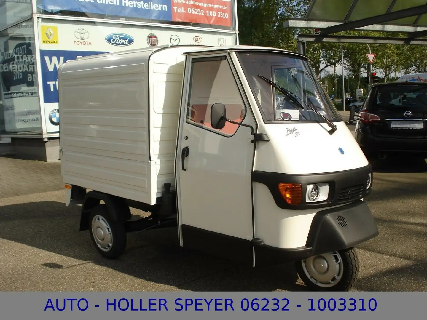 Piaggio Ape Ape 50 Kasten (Drosselung auf 25 km/h möglich) Blanc - 1