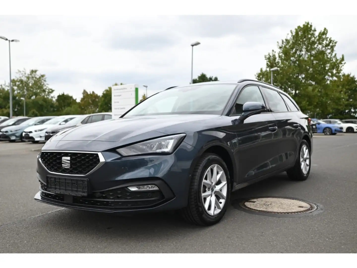 SEAT Leon Sportstourer 2.0 TDI Style Navi LED SHz Tem. Gris - 1