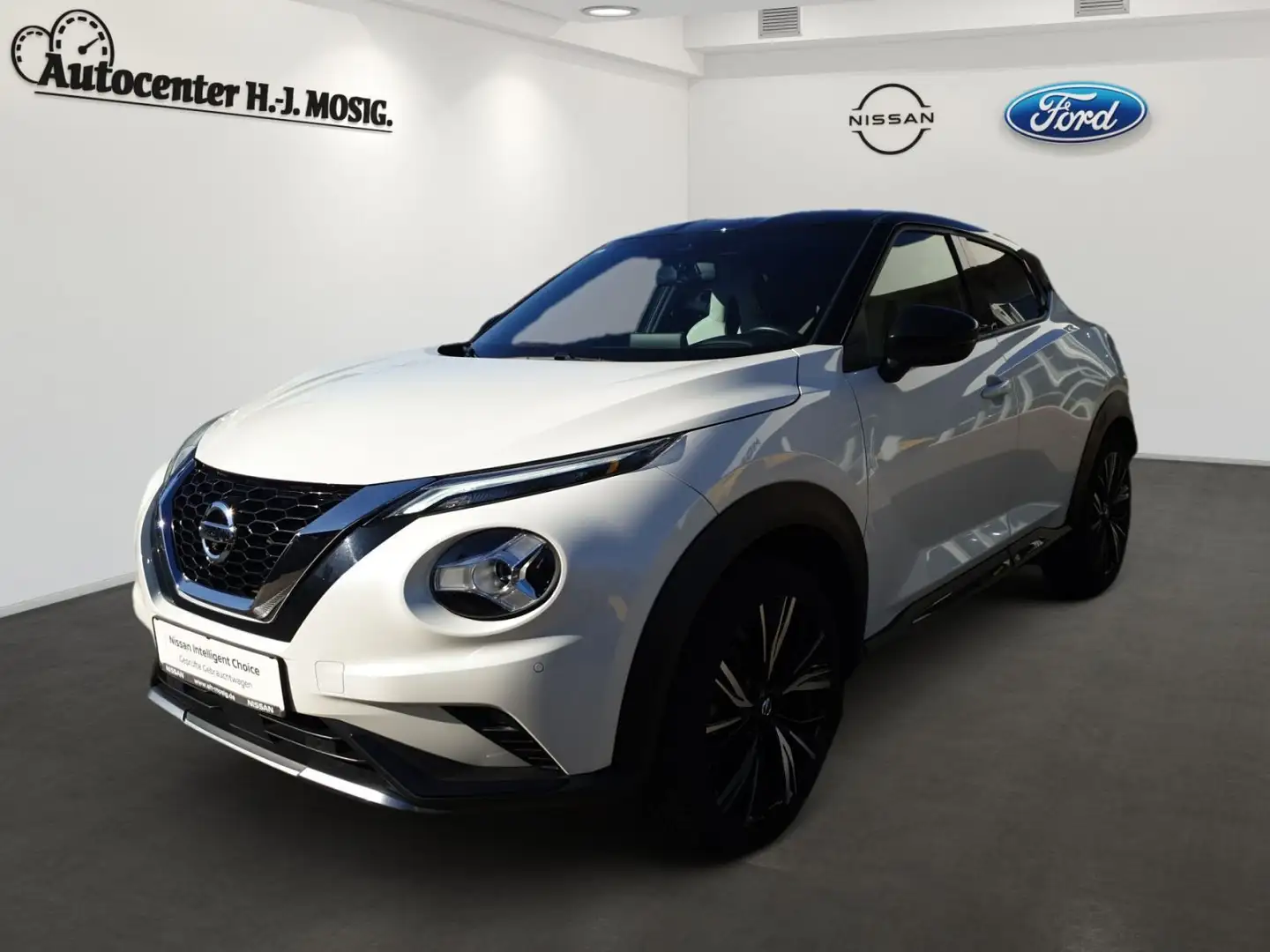 Nissan Juke N-Design 1.0 DIG-T Bi-Color / WKR / AHK Weiß - 2