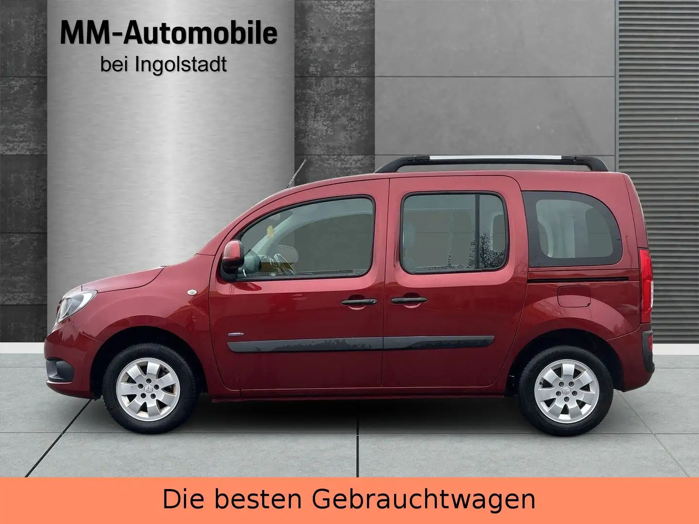 Mercedes-Benz Citan Kombi 111 CDI lang-PANORAMA--TÜV-TOP AUTO Rot - 2