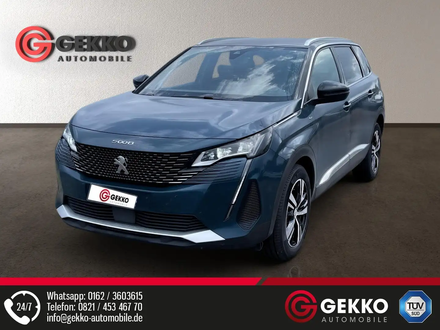 Peugeot 5008 GT  +7-Sitzer+Heckkl. elek.+LED+SZH+NAVI+APP Gris - 1
