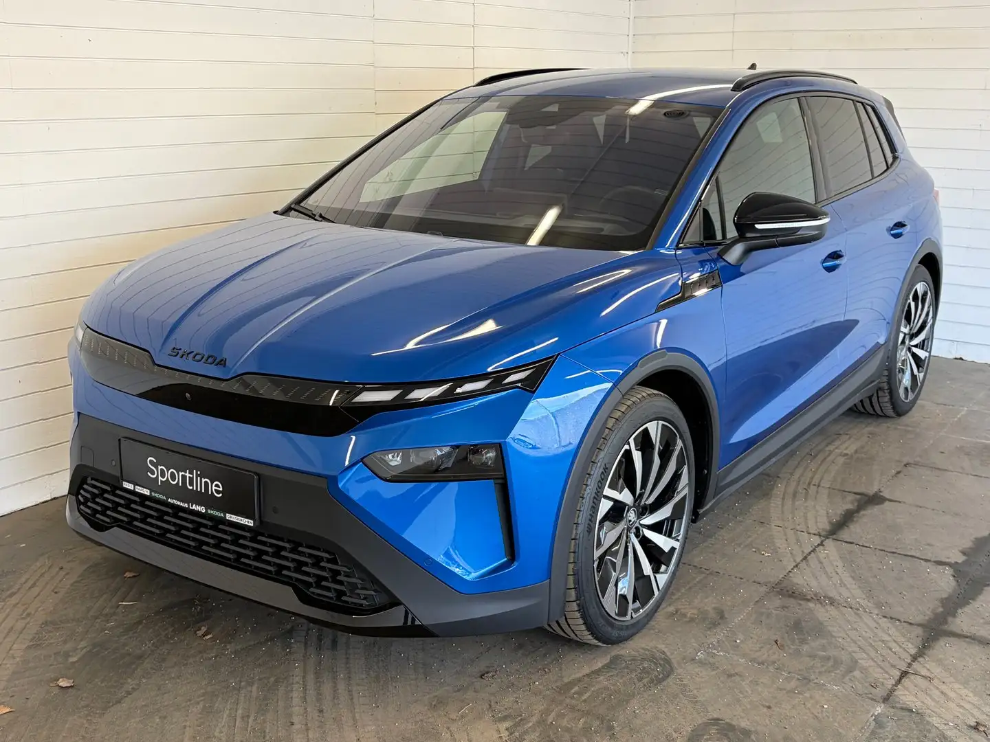 Skoda Elroq Sportline 85 Blau - 1
