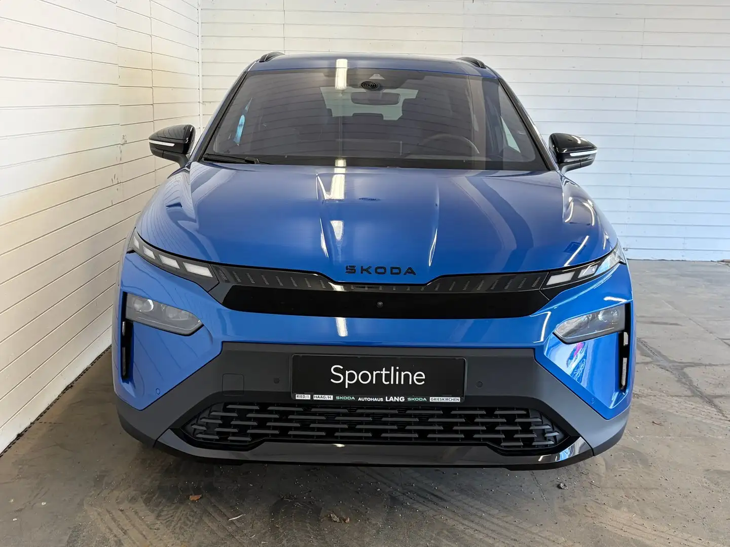 Skoda Elroq Sportline 85 Blau - 2