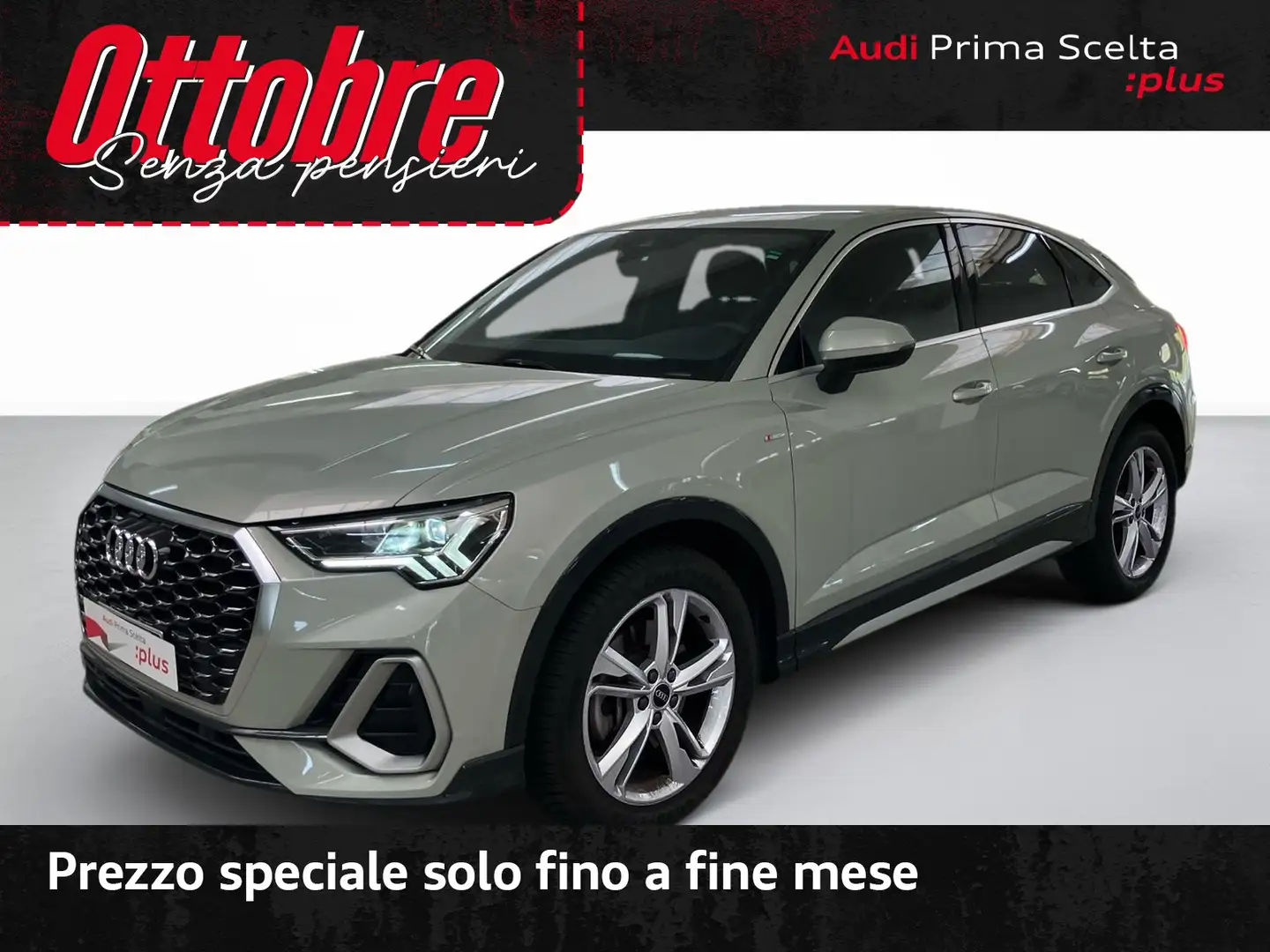 Audi Q3 sportback 40 2.0 tdi s line edition quattro 193cv Zilver - 1