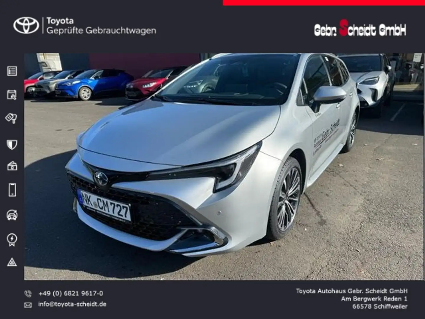 Toyota Corolla 1.8 Hybrid TS Team D LED Apple CarPlay Android Aut Silber - 1