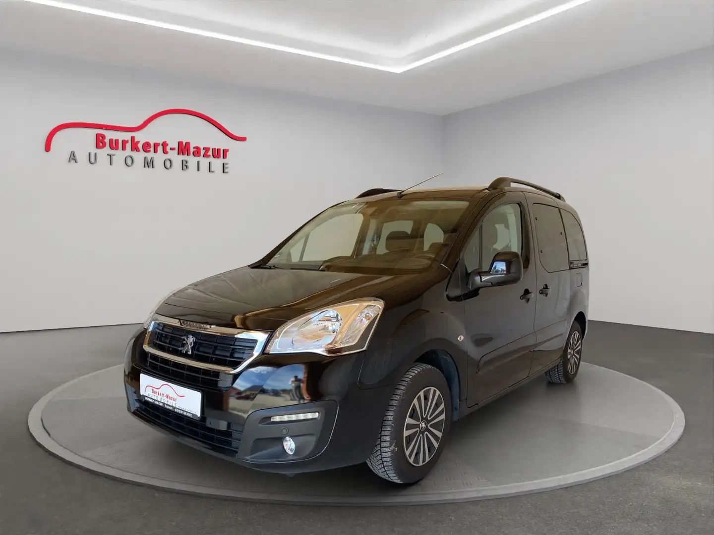 Peugeot Partner 1.6 Allure*7-Sitze*AHK* Schwarz - 1