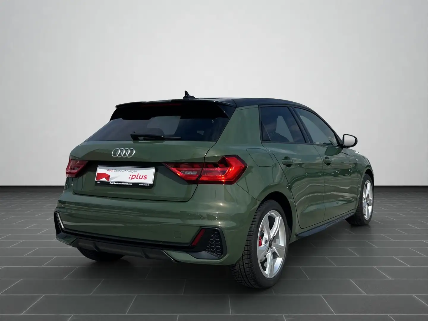 Audi A1 30 TFSI S tronic S LINE NAVI PLUS S Grün - 2