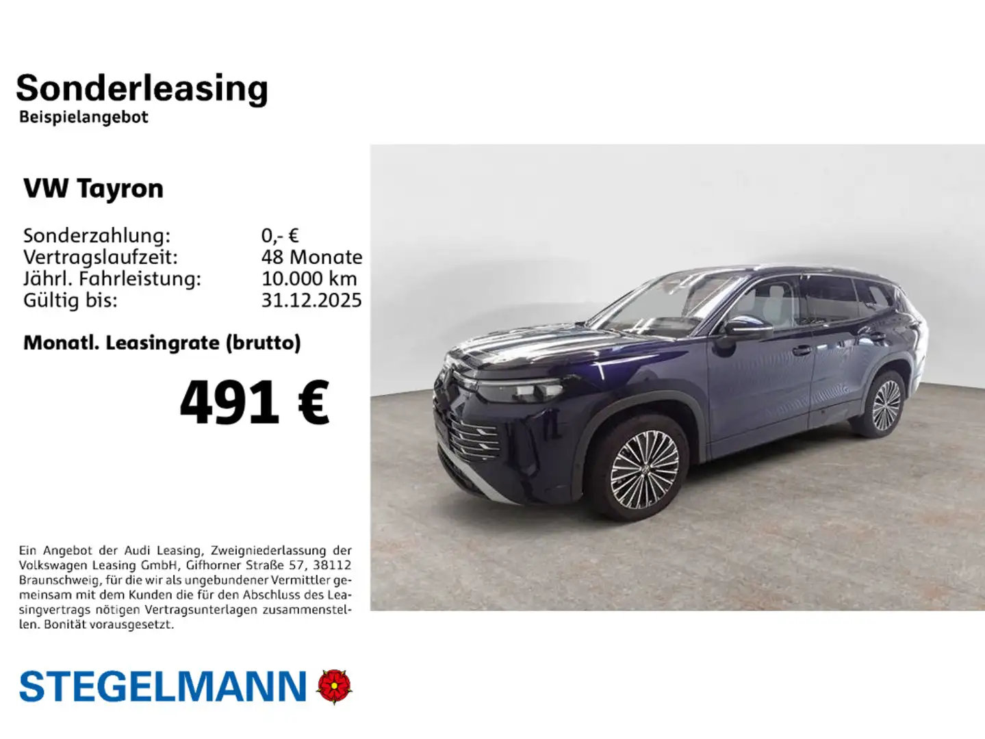 Volkswagen Tayron 2.0 TDI DSG 4M Elegance *Standhzg*AHK*Led Violett - 2