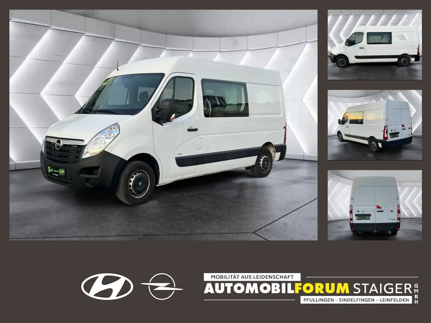 Opel Movano B L2H2 ecoFlex 3.5t  L2H2 3.5t HKa DoKa Weiß - 1