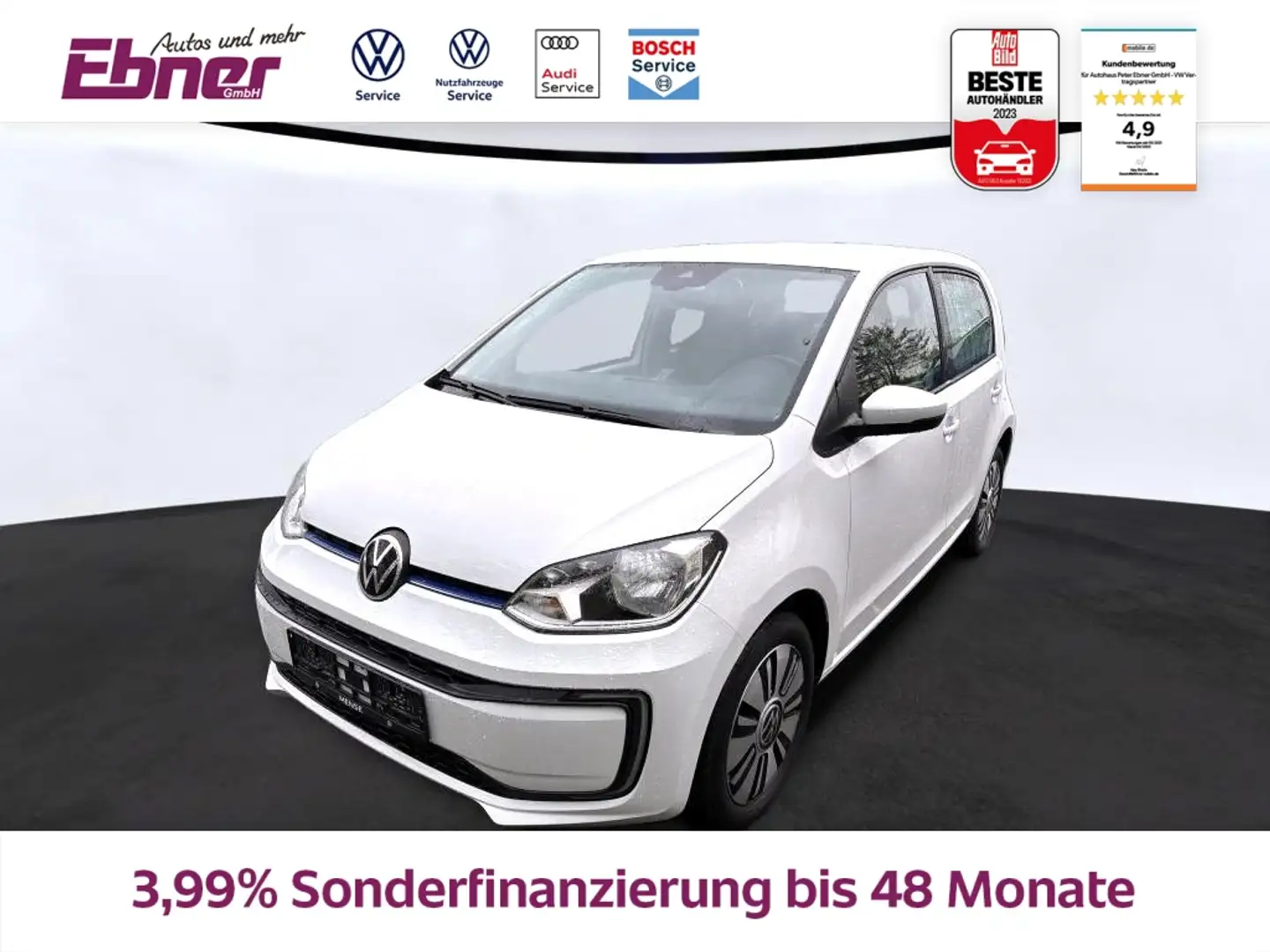 Volkswagen up! e-UP! STYLE 36KW/h CCS+KAMERA+SITZHZG+GRA+AC-AUTOM Schwarz - 1