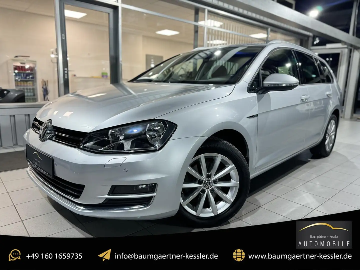 Volkswagen Golf 7 Lounge 1.2 TSI NAVI AHK KLIMA BLUETOOTH Silber - 1