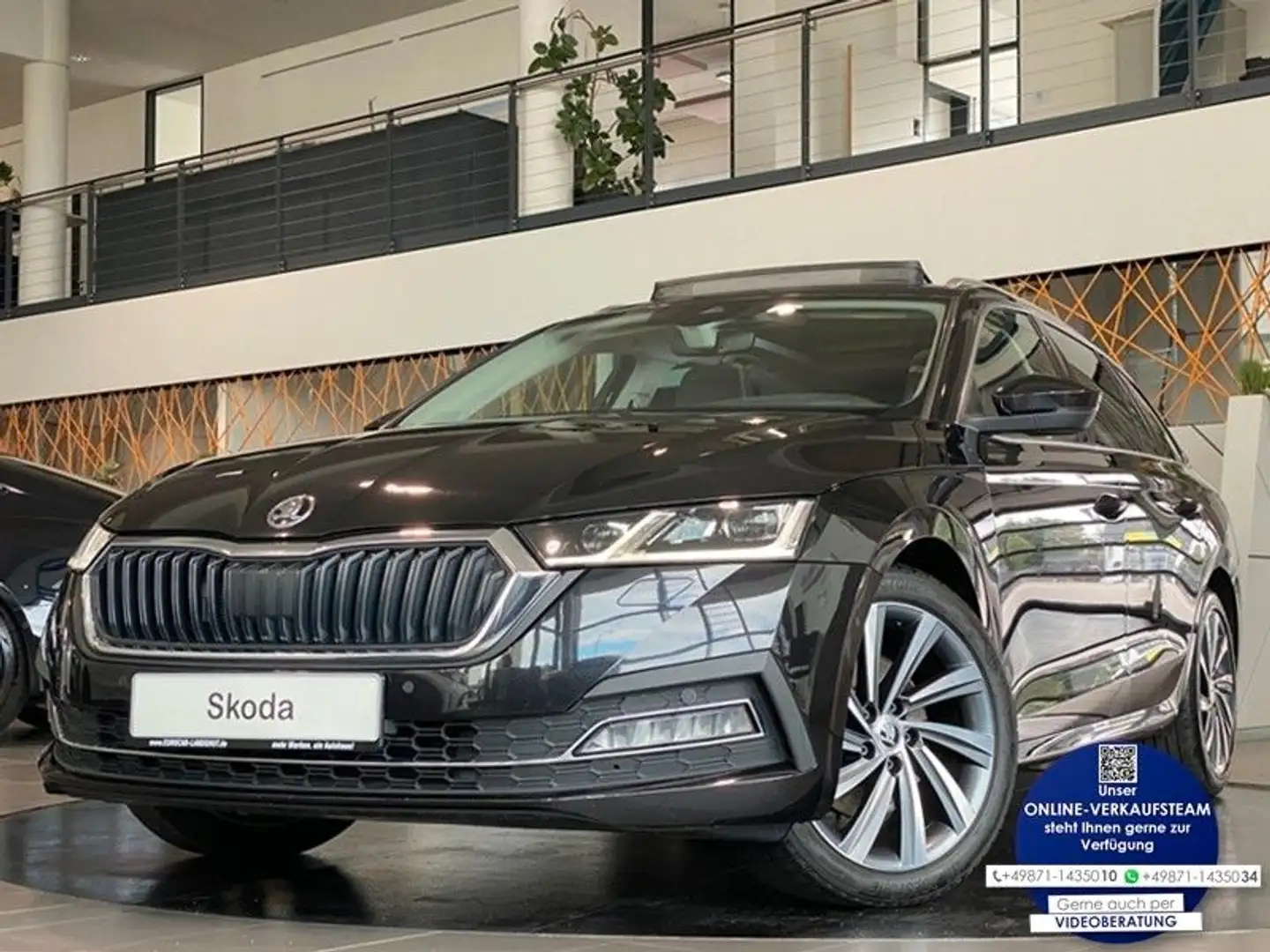 Skoda Octavia 2.0 TDI First Edit. Sthz Matrix Sbel ACC Schwarz - 1