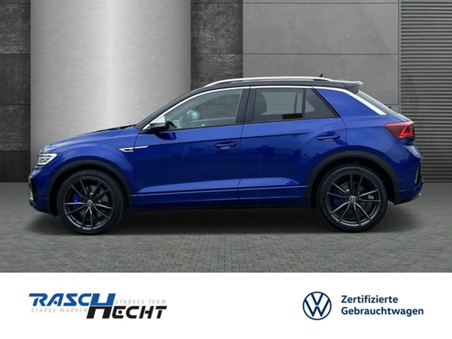 Volkswagen T-Roc R 2.0 TSI DSG 4MOTION*LED-MATRIX*NAVI*SHZ* Bleu - 2