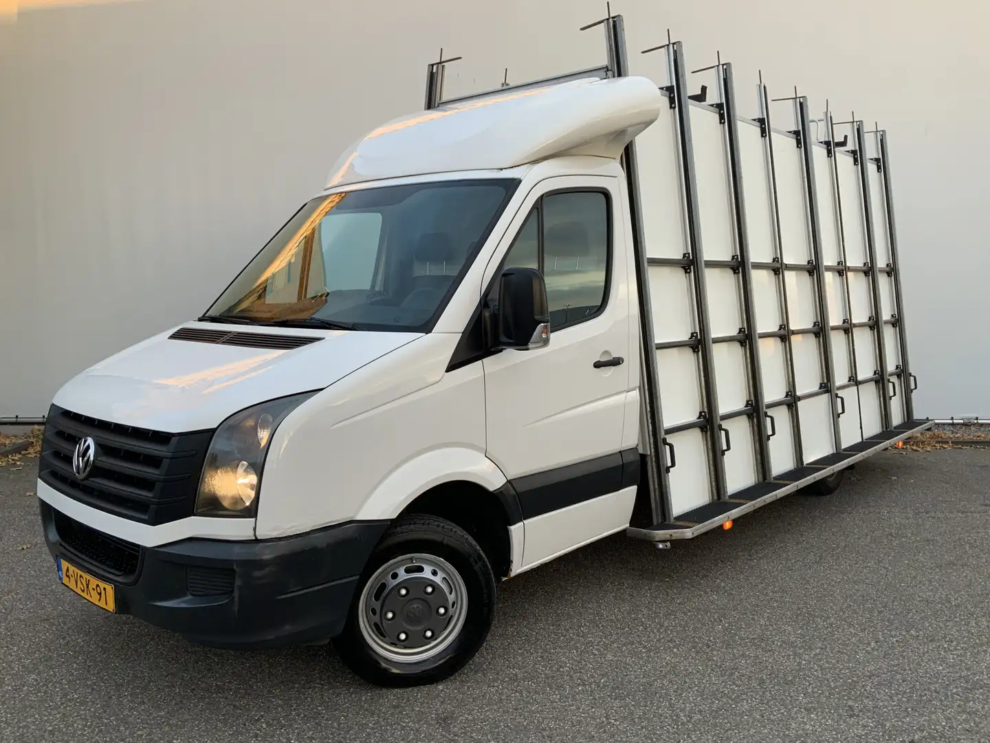 Volkswagen Crafter 35 2.0 TDI L3H1 Glasresteel Airco Cruise 3 Zits UI Weiß - 1