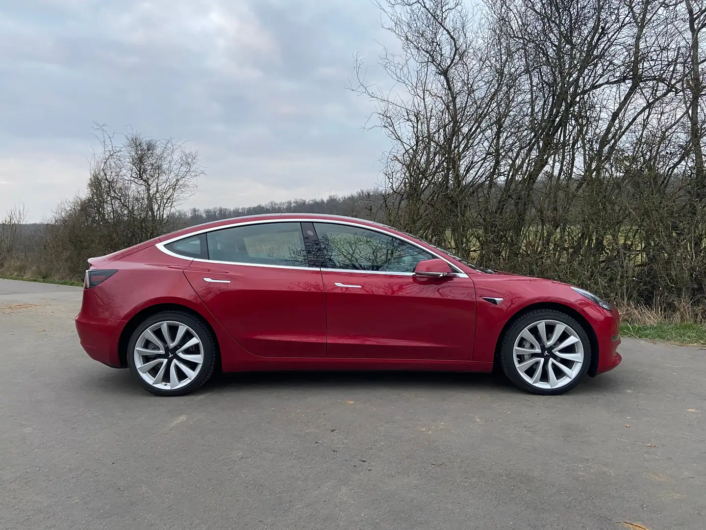 Tesla Model 3 Model 3 Allradantrieb Dual Motor Performance Rouge - 1