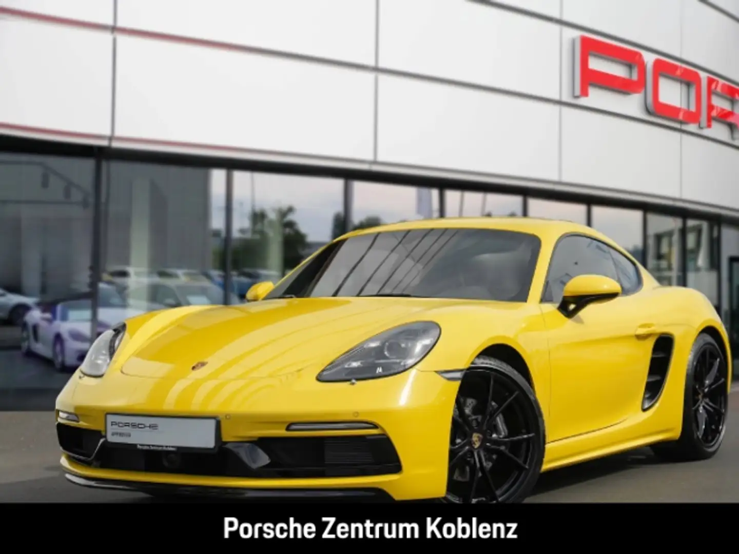 Porsche Cayman 718 Gelb - 1