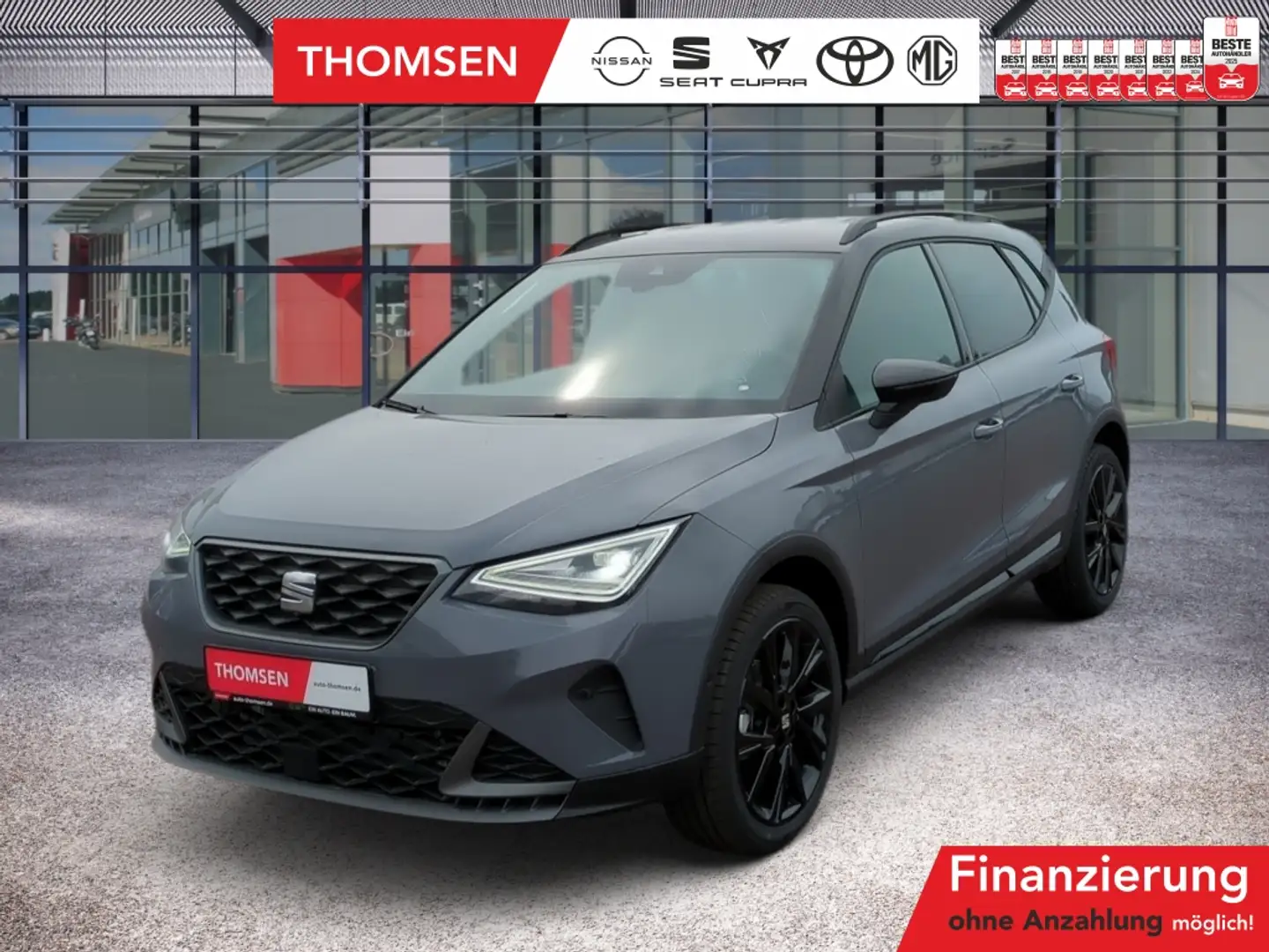 SEAT Arona 1.0 TSI FR Black Edition DSG+ACC+AUT+LED Grau - 1