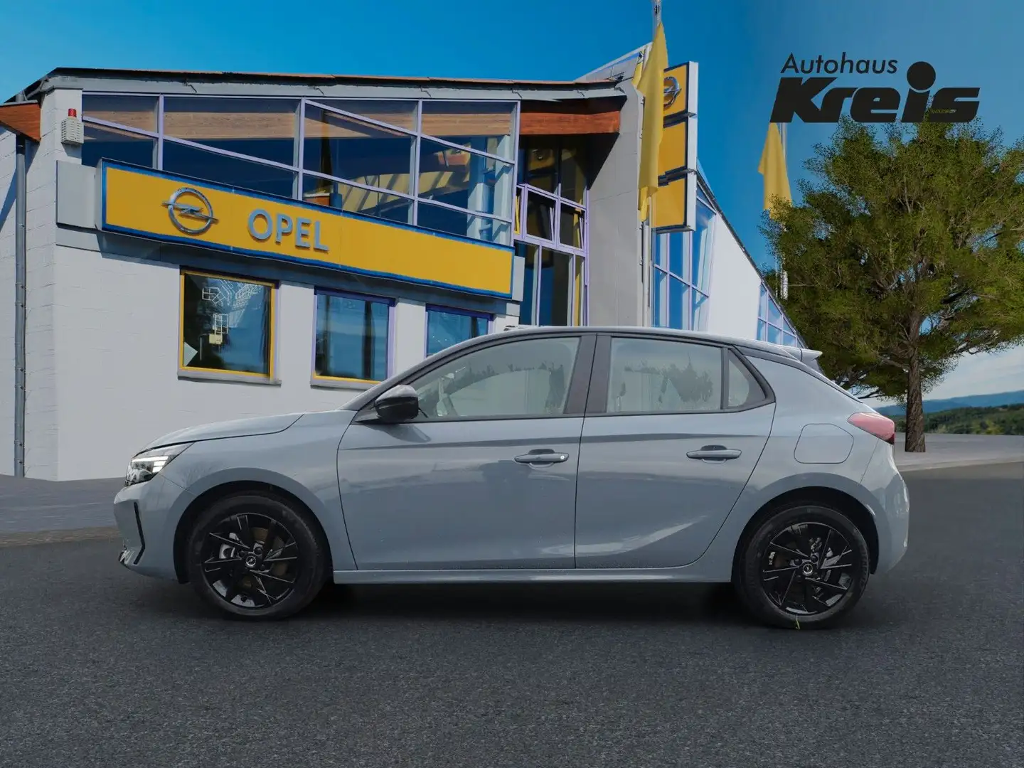 Opel Corsa GS SHZ LHZ PDC LED Tech Paket TGSZUL Gris - 2