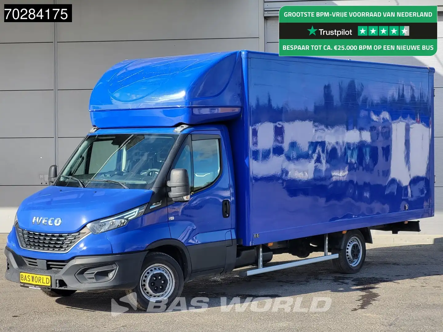 Iveco Daily 35S14 Automaat Bakwagen Achterdeuren 488cm lang! A Bleu - 1